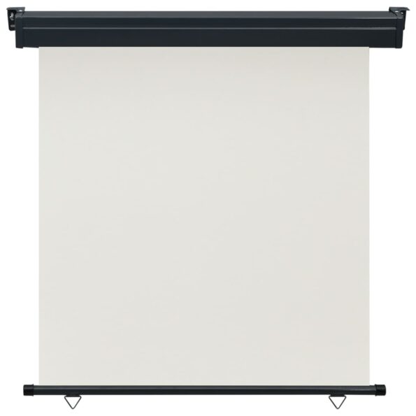 vidaXL Bočná markíza na balkón 160x250 cm, krémová – Obrázok 2