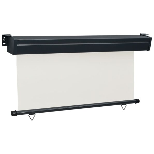 vidaXL Bočná markíza na balkón 160x250 cm, krémová – Obrázok 3
