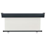 vidaXL Bočná markíza na balkón 160x250 cm, krémová – Obrázok 4