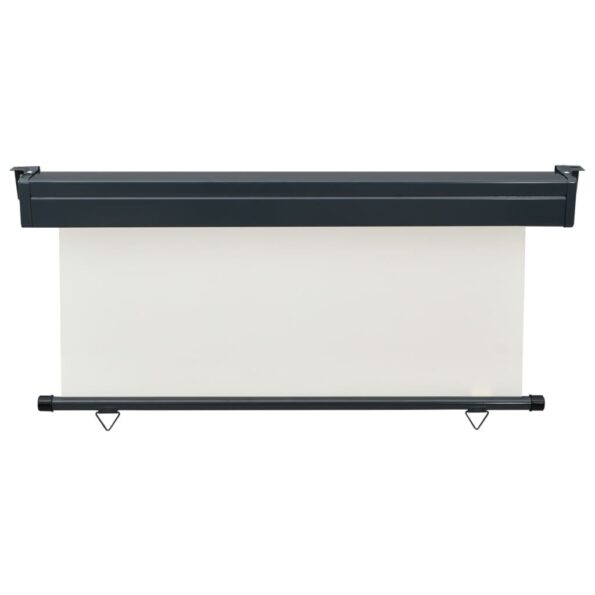 vidaXL Bočná markíza na balkón 160x250 cm, krémová – Obrázok 4