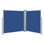 vidaXL Zaťahovacia bočná markíza, modrá 100x600 cm – Obrázok 2