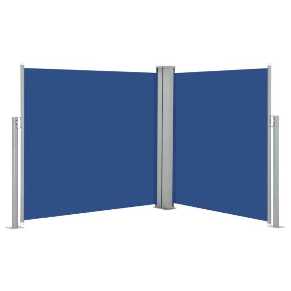 vidaXL Zaťahovacia bočná markíza, modrá 100x600 cm – Obrázok 2