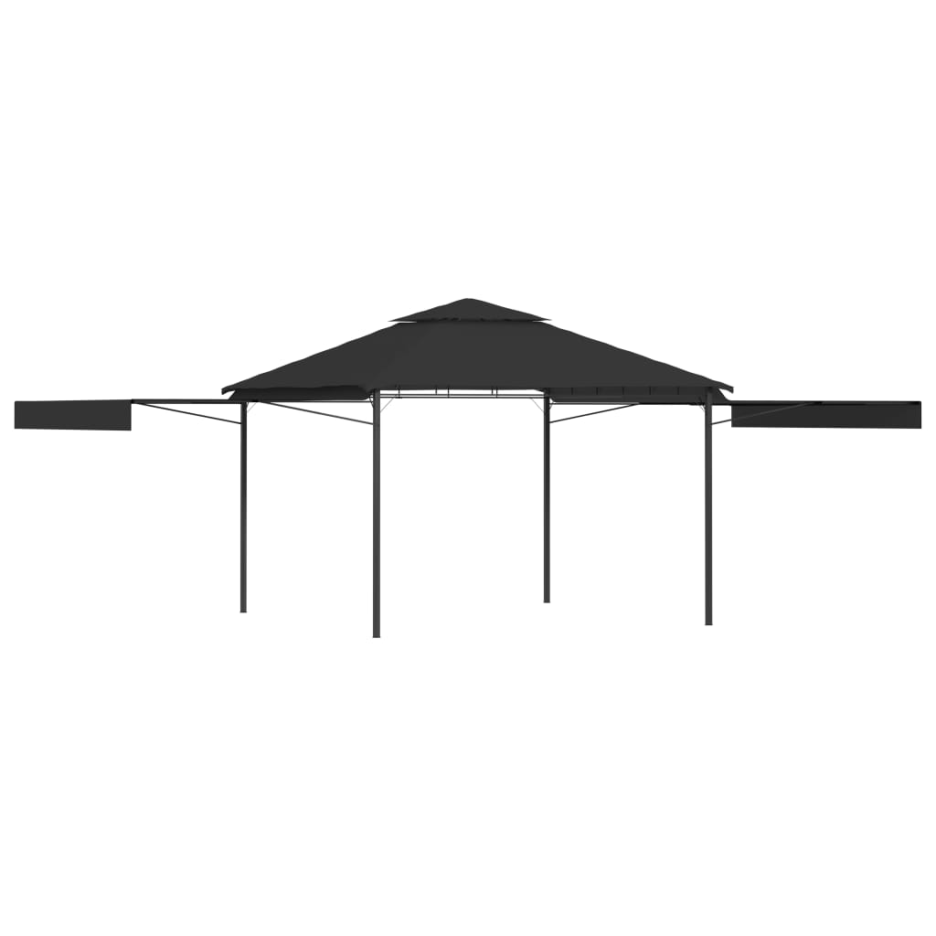 VXL8719883771281_a_en_hd_1.jpg vidaXL Altánok s 2 výsuvnými strechami 3x3x2,75 m antracitový 180 g/㎡ – Obrázok 1