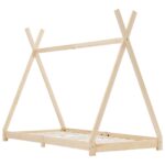 vidaXL Detský posteľný rám 80x160 cm borovicový masív – Obrázok 2