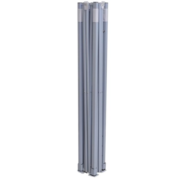 vidaXL Profesionálny skladací párty stan+2 steny 2x2 m, oceľ, modrý – Obrázok 6