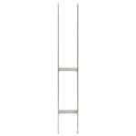 vidaXL Kotviace pätky 2 ks, strieborné 8x6x60 cm, pozinkovaná oceľ – Obrázok 3
