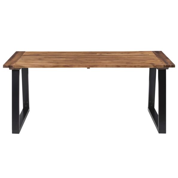 vidaXL Jedálenský stôl, akáciový masív 180x90 cm – Obrázok 2