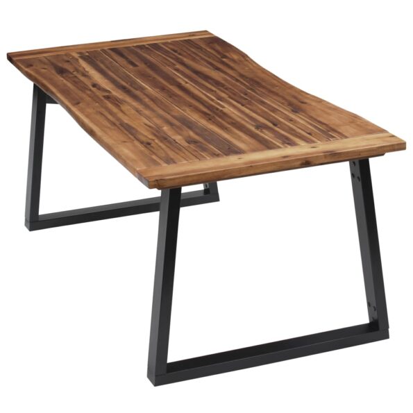 vidaXL Jedálenský stôl, akáciový masív 180x90 cm – Obrázok 3