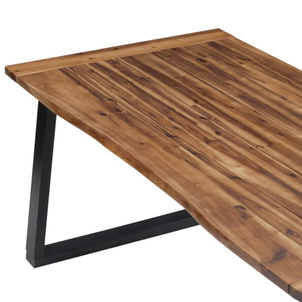 vidaXL Jedálenský stôl, akáciový masív 180x90 cm – Obrázok 4