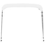vidaXL Strieška Bimini so 4 oblúkmi, biela 243x180x137 cm – Obrázok 5