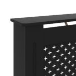 vidaXL Kryt na radiátor, čierny 172x19x81,5 cm, MDF – Obrázok 6