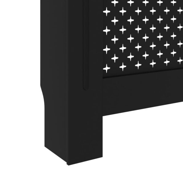 vidaXL Kryt na radiátor, čierny 172x19x81,5 cm, MDF – Obrázok 7