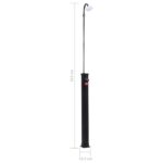 vidaXL Záhradná solárna sprcha čierna 215 cm 8 l – Obrázok 11