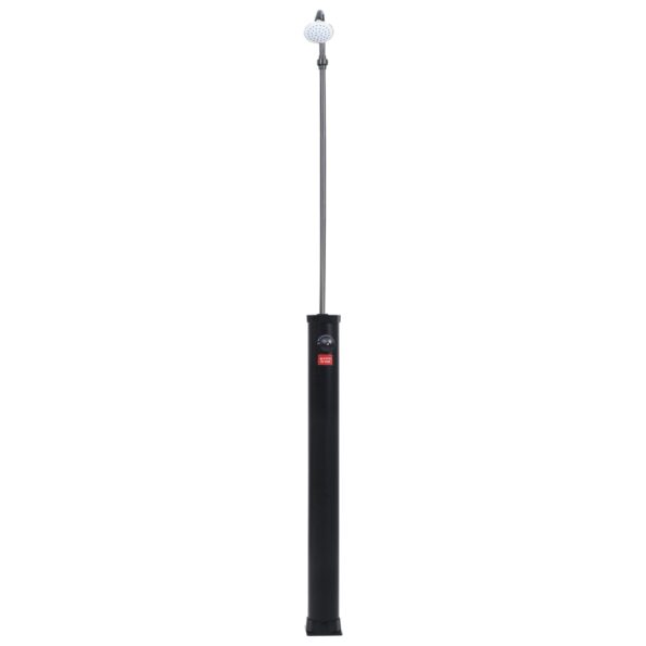 vidaXL Záhradná solárna sprcha čierna 215 cm 8 l – Obrázok 4