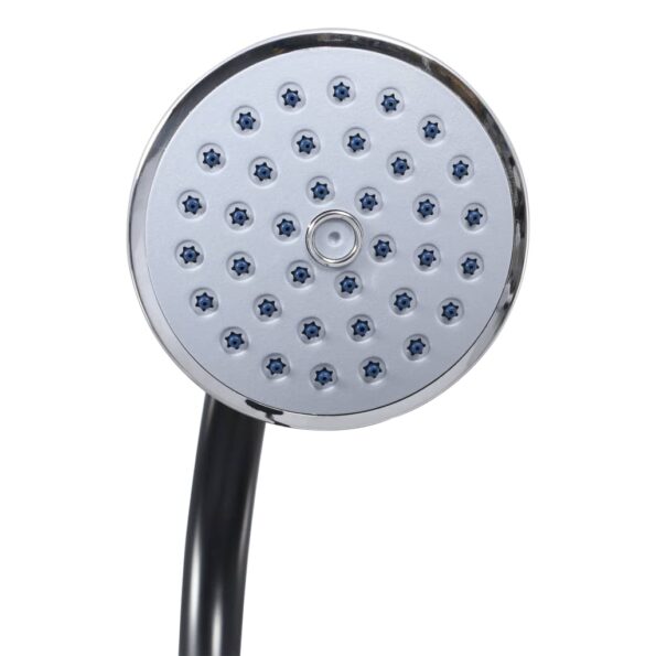 vidaXL Záhradná solárna sprcha čierna 215 cm 8 l – Obrázok 6