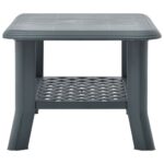 vidaXL Konferenčný stolík, zelený 90x60x46 cm, plast – Obrázok 3
