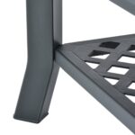 vidaXL Konferenčný stolík, zelený 90x60x46 cm, plast – Obrázok 6