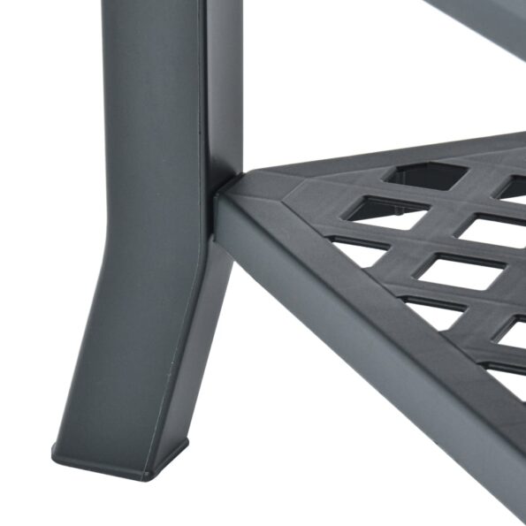 vidaXL Konferenčný stolík, zelený 90x60x46 cm, plast – Obrázok 6