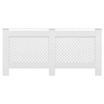 vidaXL Kryty na radiátor 2 ks, biele 172x19x81,5 cm, MDF – Obrázok 4