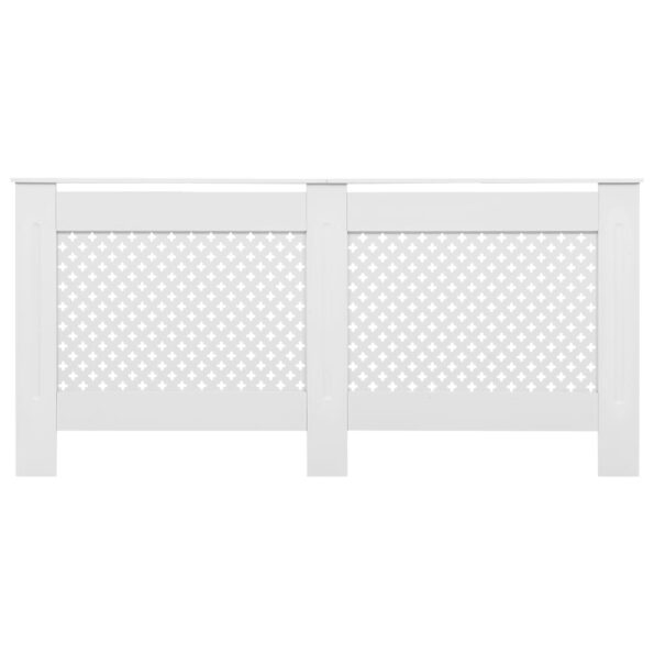 vidaXL Kryty na radiátor 2 ks, biele 172x19x81,5 cm, MDF – Obrázok 4