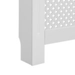 vidaXL Kryty na radiátor 2 ks, biele 172x19x81,5 cm, MDF – Obrázok 7