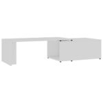 vidaXL Konferenčný stolík, biely 150x50x35 cm, kompozitné drevo – Obrázok 2