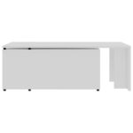 vidaXL Konferenčný stolík, biely 150x50x35 cm, kompozitné drevo – Obrázok 7