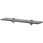 vidaXL Nástenná polička 2 ks sklo 50x10 cm 8 mm – Obrázok 2