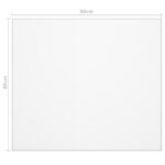 vidaXL Chránič na stôl, matný 80x80 cm, 1,6 mm, PVC – Obrázok 6