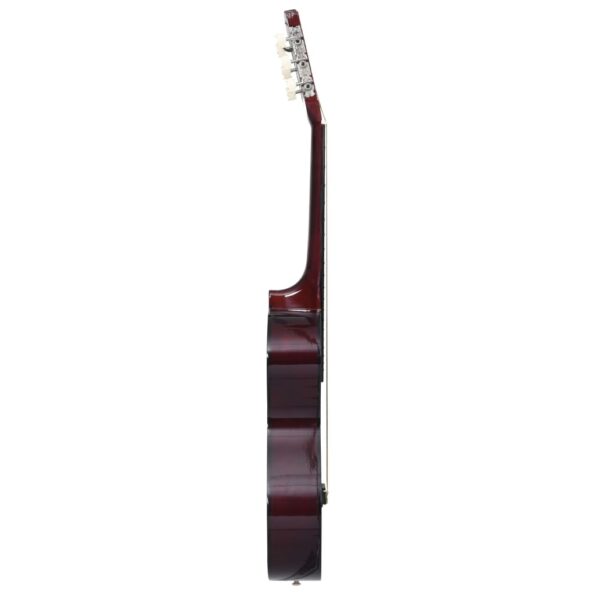 vidaXL Klasická gitara pre začiatočníkov 4/4 39" lipové drevo – Obrázok 3