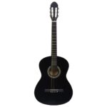 vidaXL Klasická gitara pre začiatočníkov čierna 4/4 39" lipové drevo – Obrázok 2