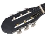 vidaXL Klasická gitara pre začiatočníkov čierna 4/4 39" lipové drevo – Obrázok 4