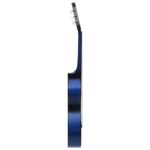 vidaXL 8-dielna klasická gitarová sada pre začiatočníkov modrá 1/2 34" – Obrázok 7