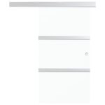 vidaXL Posuvné dvere s jemným zatváraním ESG sklo a hliník 90x205 cm – Obrázok 5