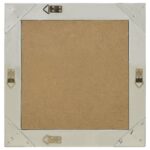 vidaXL Nástenné zrkadlo v barokovom štýle 50x50 cm strieborné – Obrázok 3