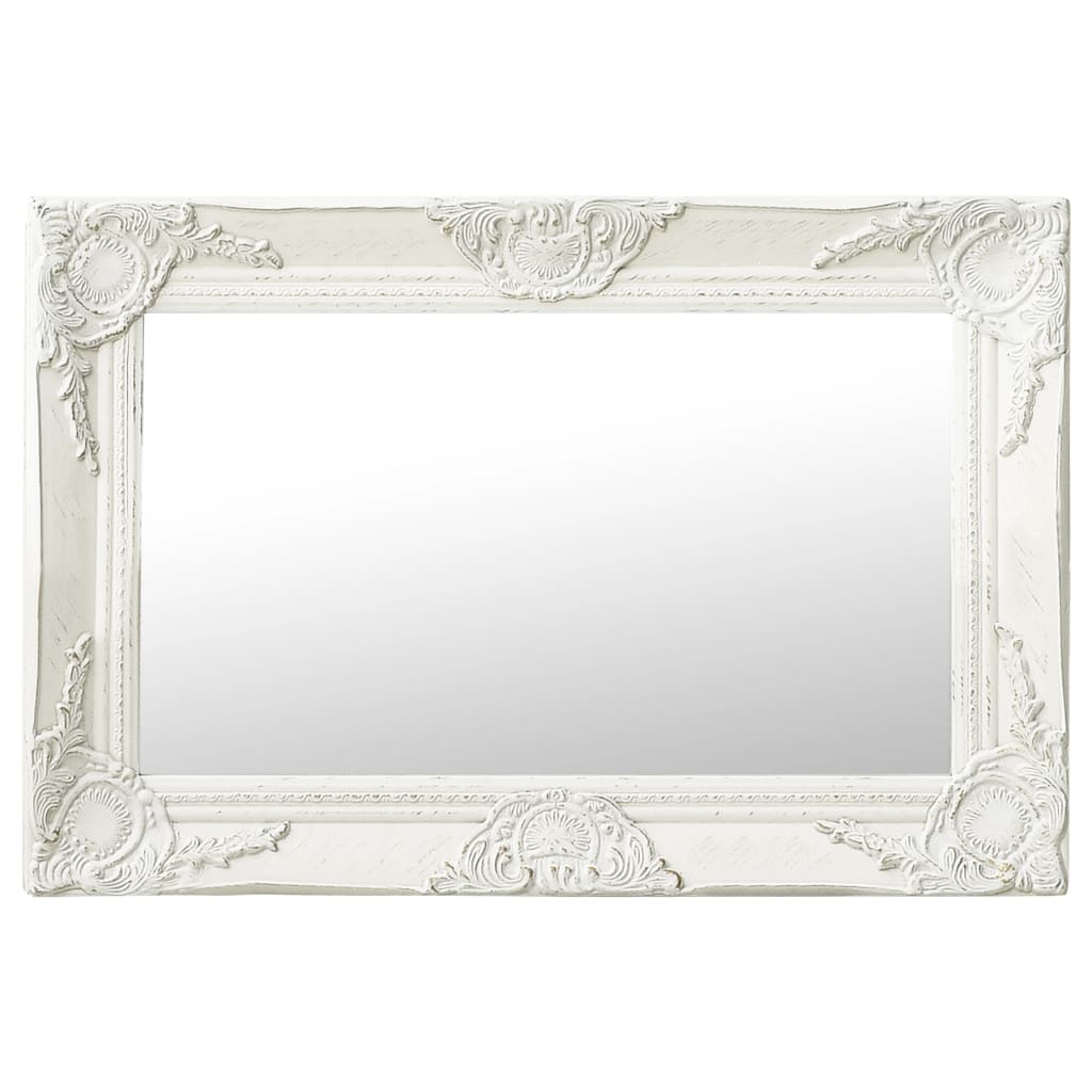 VXL8720286009468_a_en_hd_1.jpg vidaXL Nástenné zrkadlo v barokovom štýle 60x40 cm biele – Obrázok 1