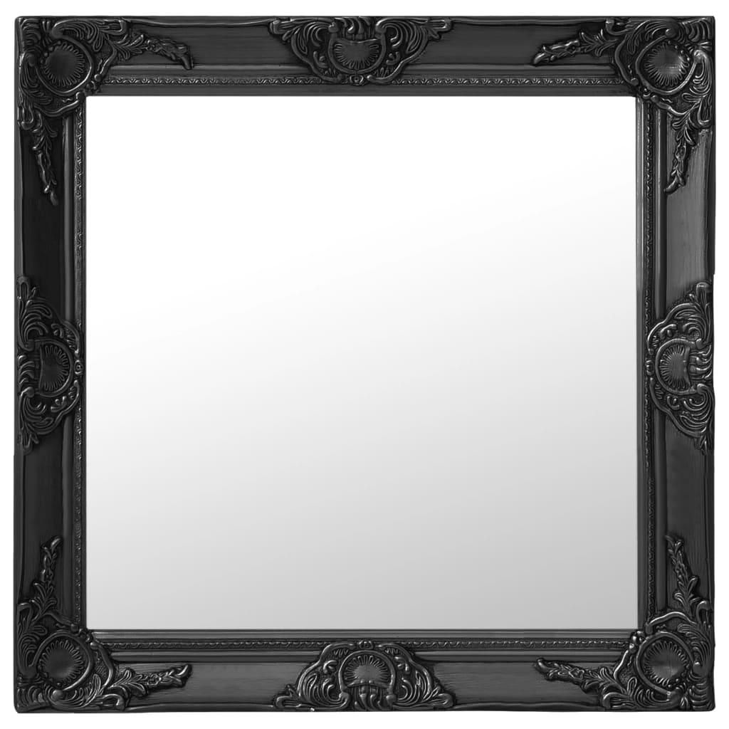 VXL8720286009536_a_en_hd_1.jpg vidaXL Nástenné zrkadlo, barokový štýl 60x60 cm čierne – Obrázok 1