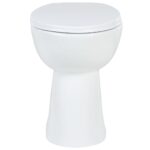 vidaXL Bezokrajová toaleta 7 cm extra výška, pomalé zatváranie, biela keramika – Obrázok 5