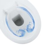 vidaXL Bezokrajová toaleta 7 cm extra výška, pomalé zatváranie, biela keramika – Obrázok 7