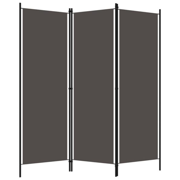 vidaXL 3-panelový paraván antracitový 150x180 cm – Obrázok 2