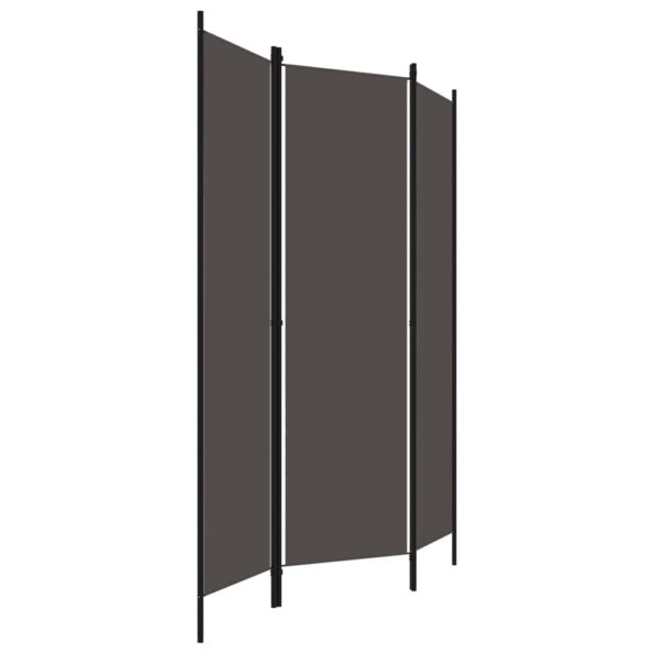 vidaXL 3-panelový paraván antracitový 150x180 cm – Obrázok 3