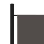 vidaXL 3-panelový paraván antracitový 150x180 cm – Obrázok 5