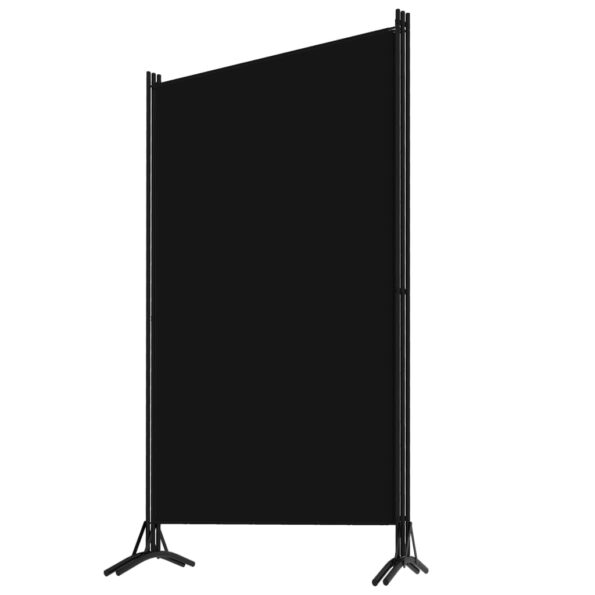 vidaXL 3-panelový paraván čierny 260x180 cm – Obrázok 3