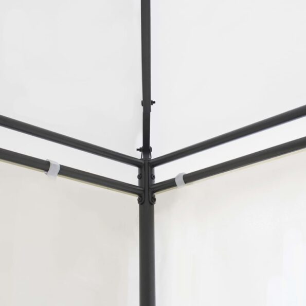 vidaXL Altánok 600x298x270 cm, biely 180g/m² – Obrázok 2