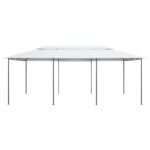 vidaXL Altánok 600x298x270 cm, biely 180g/m² – Obrázok 5