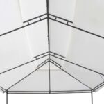 vidaXL Altánok 600x298x270 cm, biely 180g/m² – Obrázok 6
