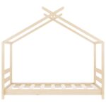 vidaXL Rám detskej postele 70x140 cm borovicový masív – Obrázok 4