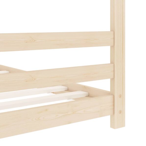vidaXL Rám detskej postele 70x140 cm borovicový masív – Obrázok 6