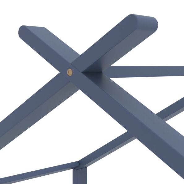 vidaXL Rám detskej postele sivý 70x140 cm borovicový masív – Obrázok 5
