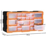 vidaXL Organizér s 22 zásuvkami 49x16x25,5 cm – Obrázok 9